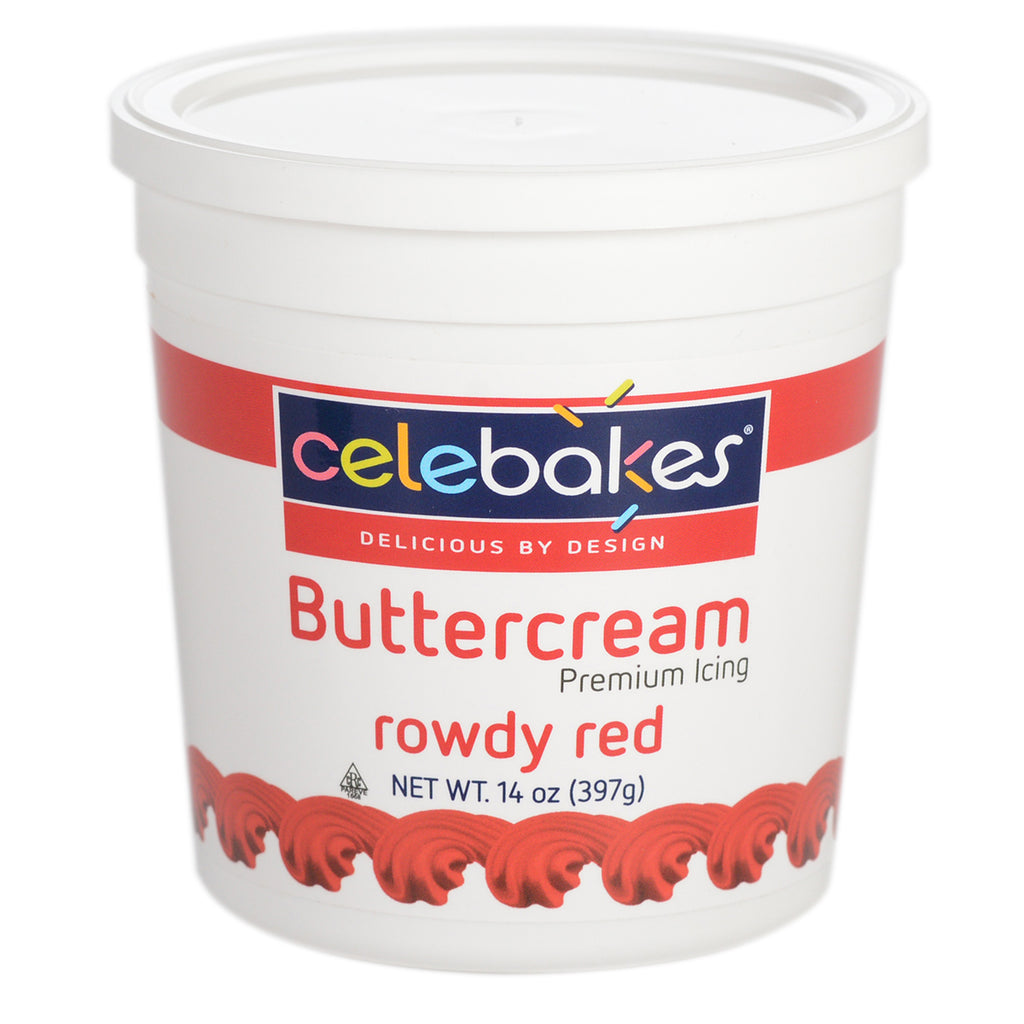 Rowdy Red Buttercream Icing 14 Oz