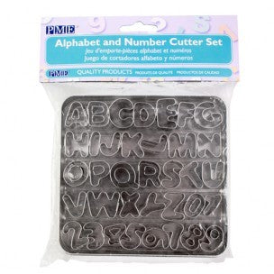 PME Alphabet & Numeral Stainless Steel Cutter Set