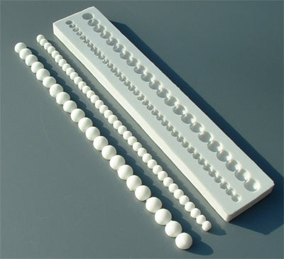 Plain beads Molds by Alphabet Moulds