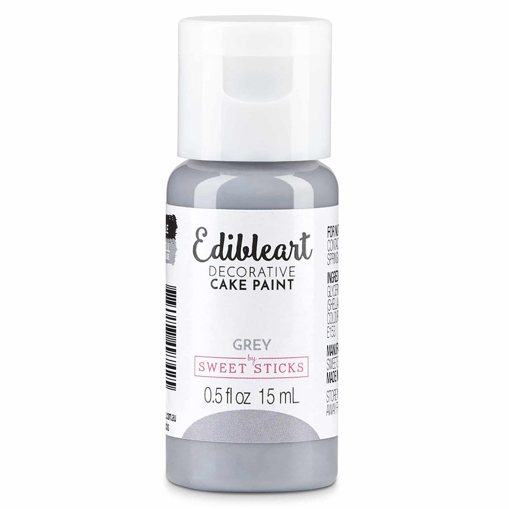 Edibleart Grey Decorative Paint 15ml (0.5 fl 0z)