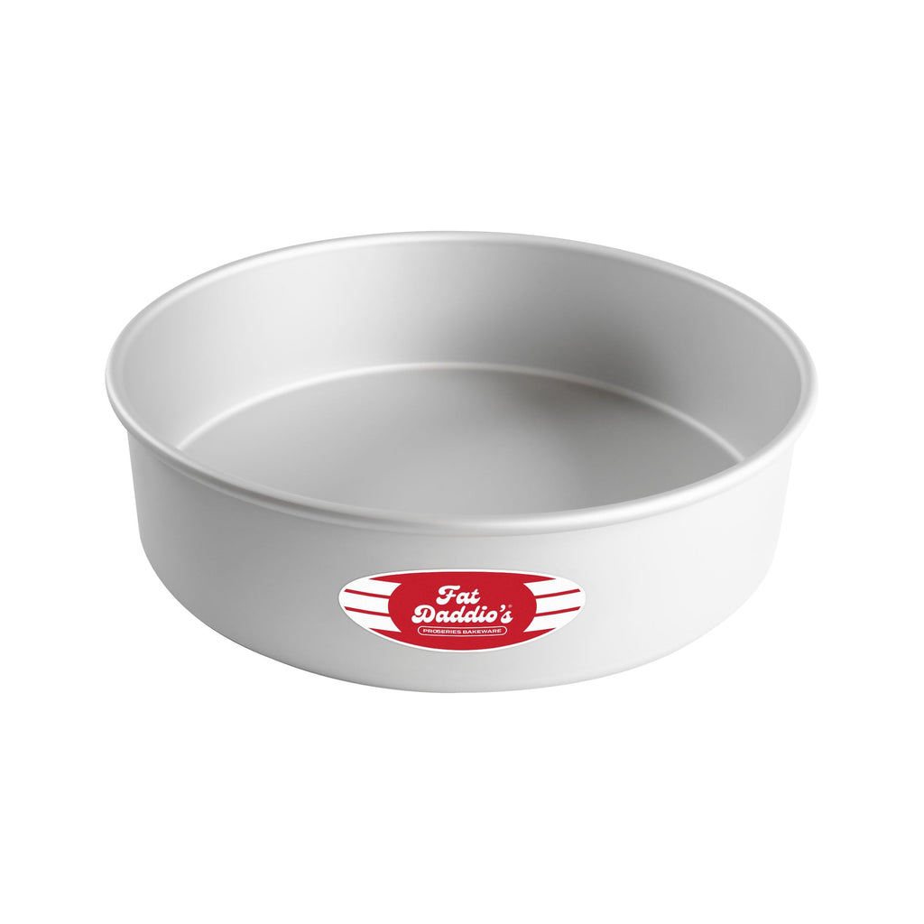 Fat Daddio's Round Cake Pan, 7 x 3 Inch, Silver