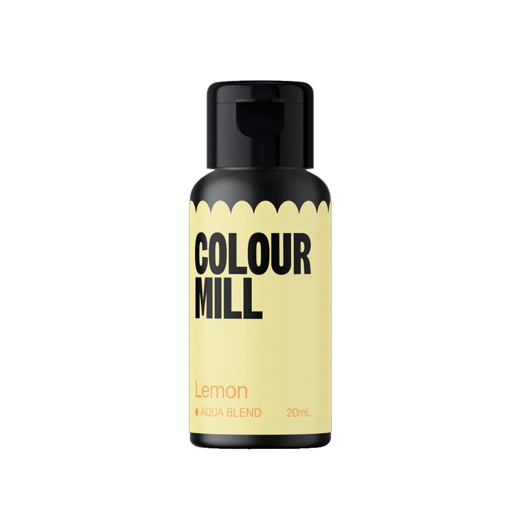 Colour Mill Aqua Blend Lemon Colouring 20ml