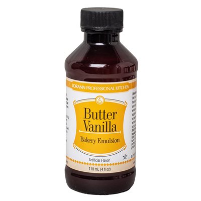 Butter Vanilla Bakery Emulsion Lorann 4 Oz
