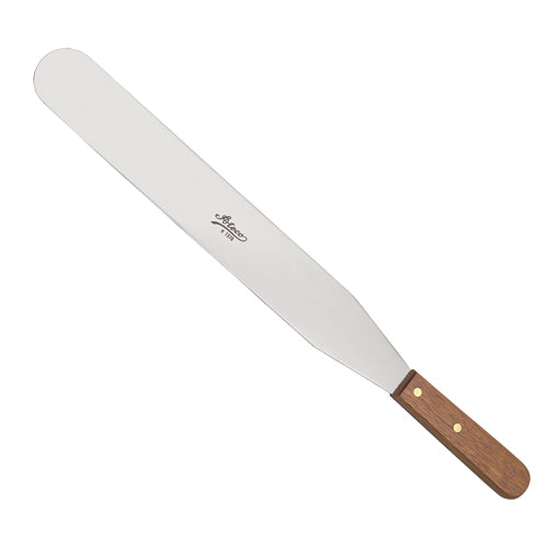 Ateco 1376 14" Blade Straight Baking / Icing Spatula with Wood Handle