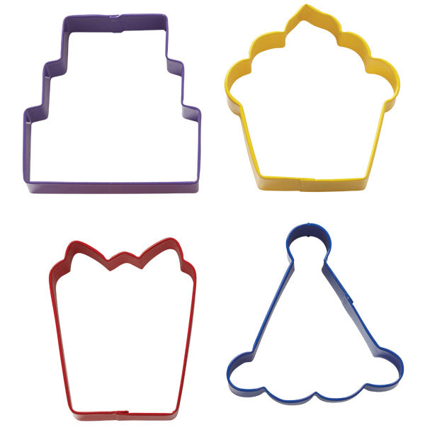 4 Pc. Party Cookie Cutter Set
