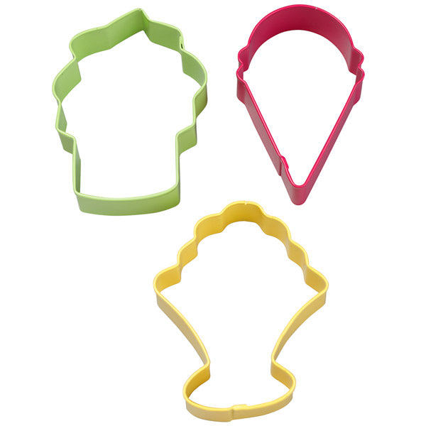 Ice Cream 3-pc. Cookie Cutter Set