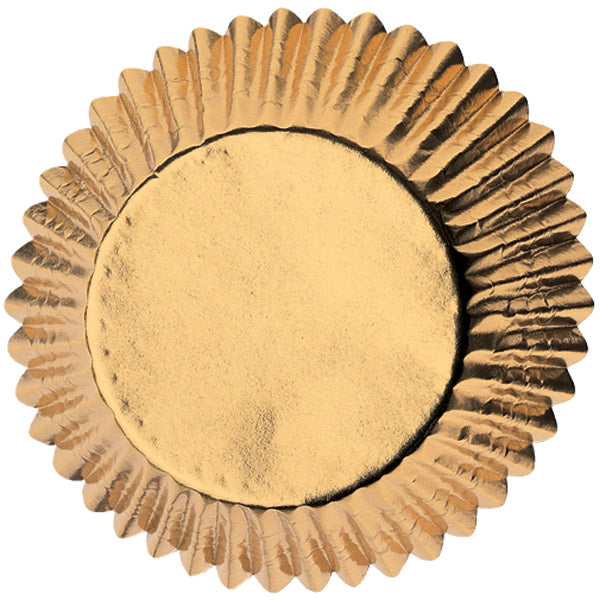 Gold Foil Mini Baking Cups
