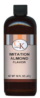 CLEAR ALMOND FLAVORING 16 OZ