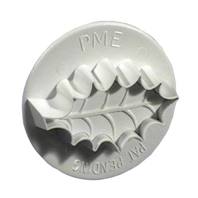 VEINED HOLLY LEAF PLUNGER SMALL