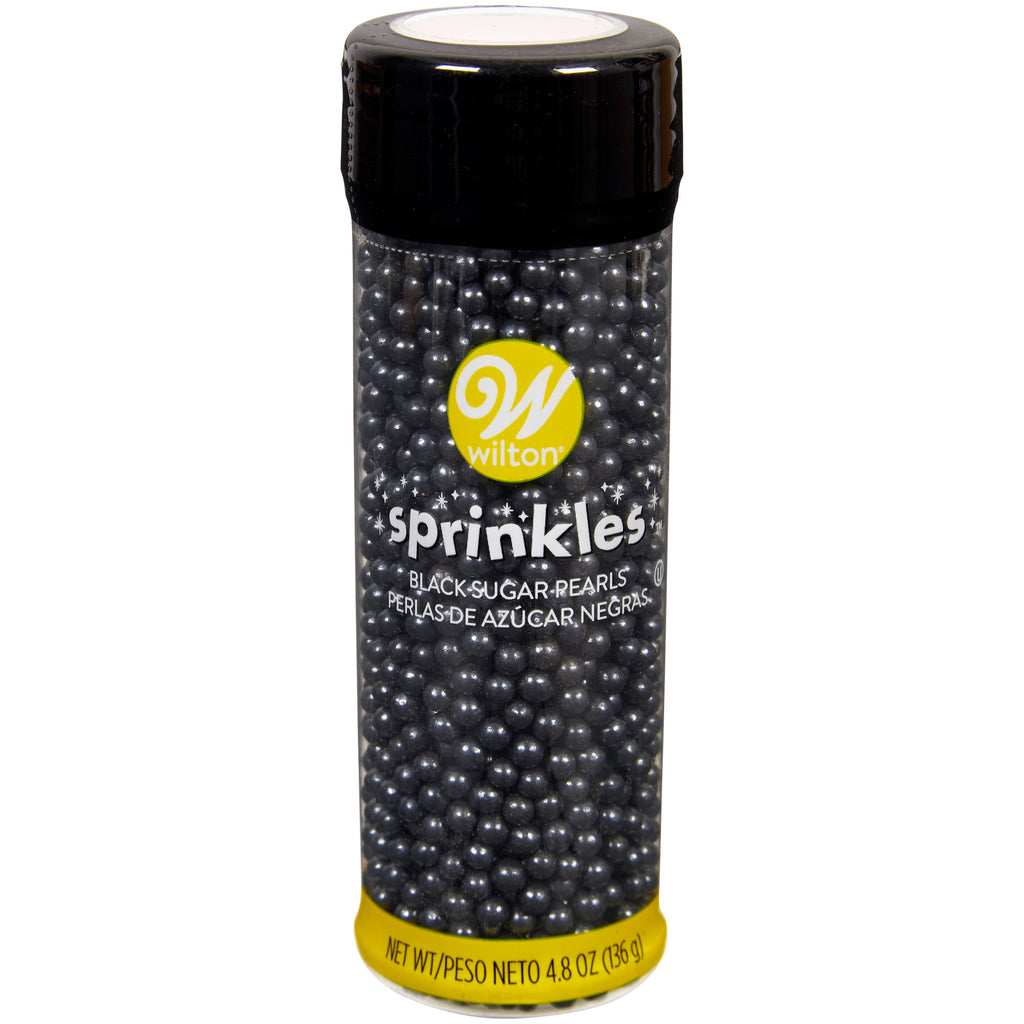 Wilton Black Sugar Pearls, 4.8 oz.