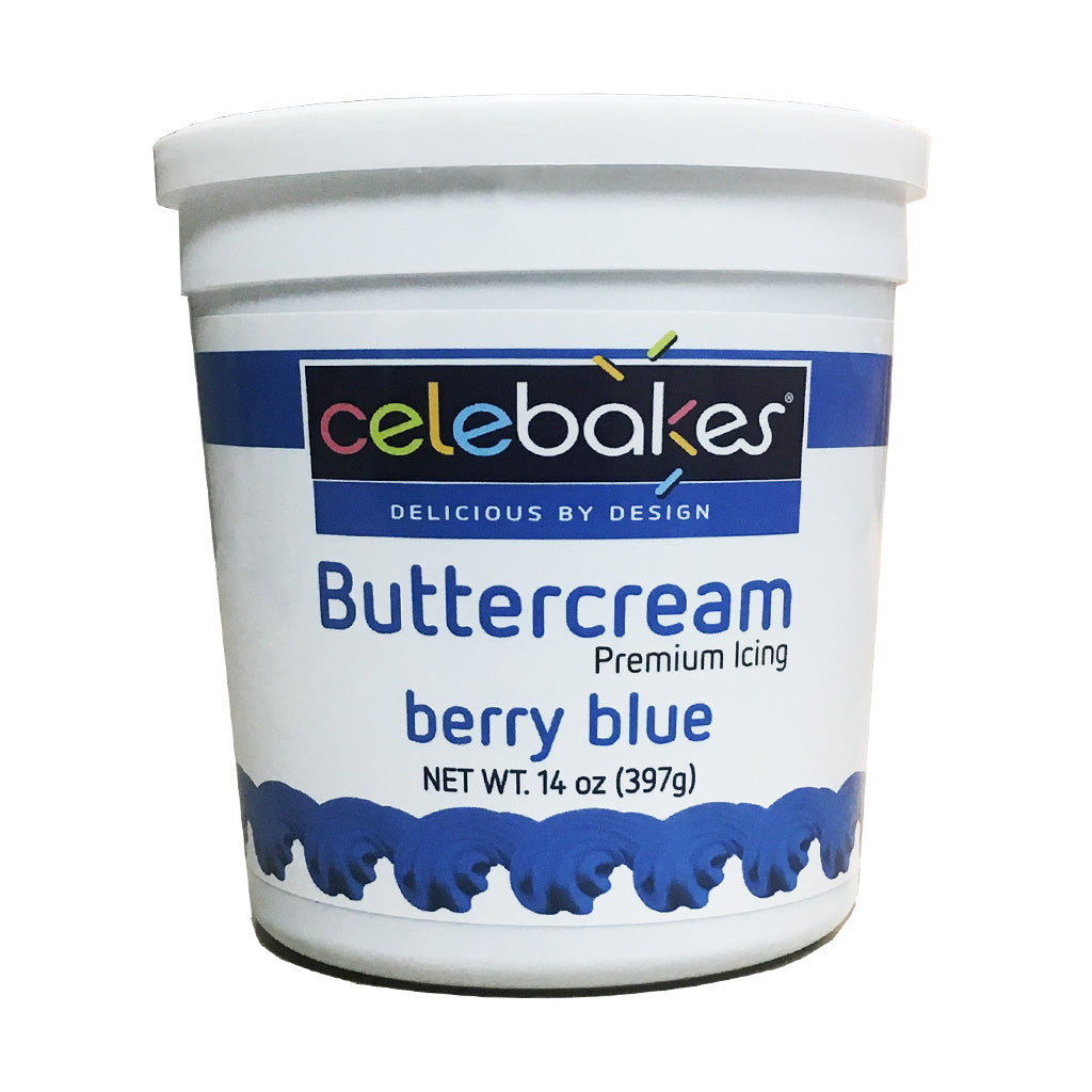 Berry Blue Buttercream Icing 14 Oz
