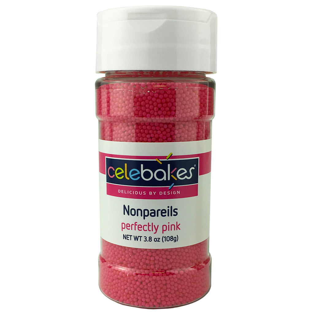 Pink Nonpareils 3.8 Oz