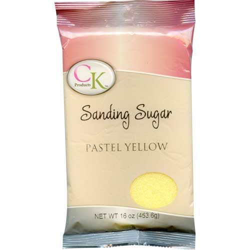 Sanding Sugar Pastel Yellow 16 Oz