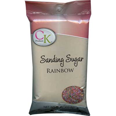 Sanding Sugar Rainbow 16 Oz