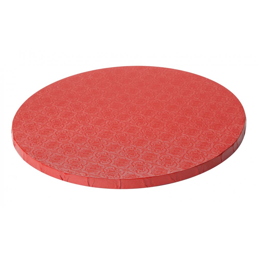 Red Round Cake Drum 8" (10 Pack)