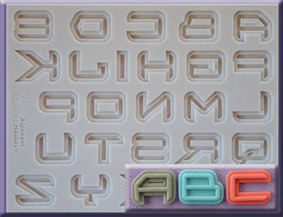 Science Fiction Font Moulds by Alphabet Moulds