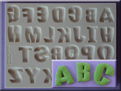 Monster Font Moulds by Alphabet Moulds