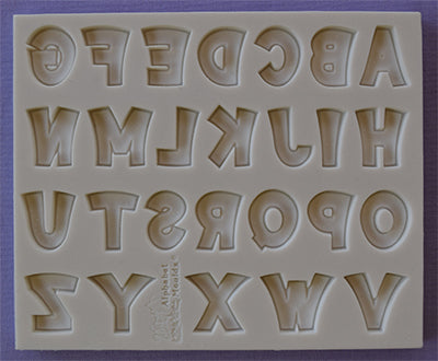 Party Font Moulds by Alphabet Moulds