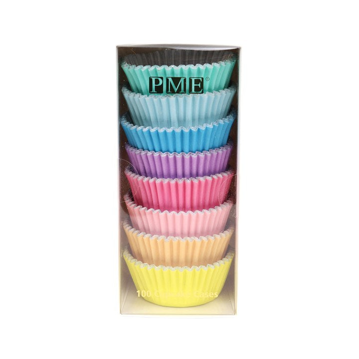 Cupcake Liners Foil Lined - Pastel PK/100