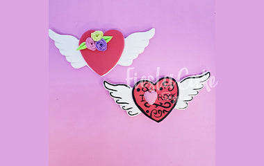 D-414 Heart with Wings