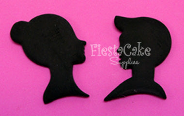 D-418 Man and Woman Head Lg
