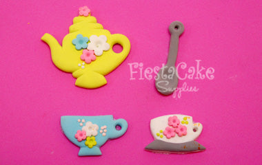 D-497 Tea Set/4 Lg