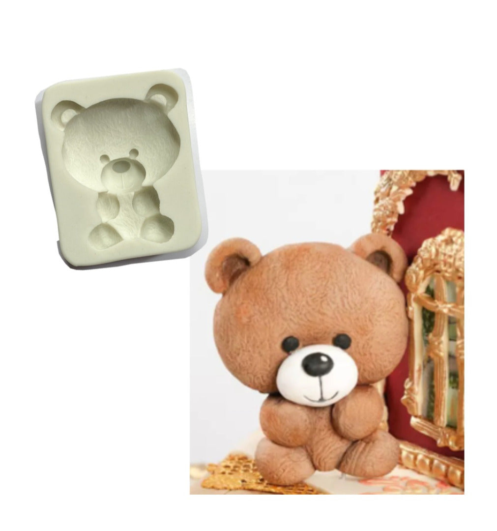 Teddy Bear Silicone Mold – FiestaCake Supplies