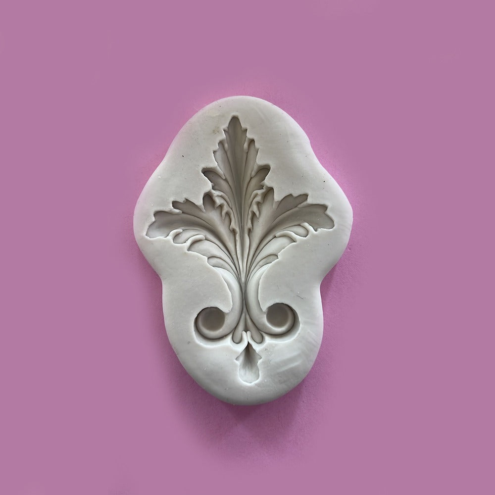 Lis Flower Ornament Silicone Mold