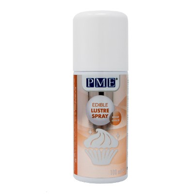 EDIBLE LUSTRE SPRAY - ROSE GOLD (100ML / 3.38OZ)