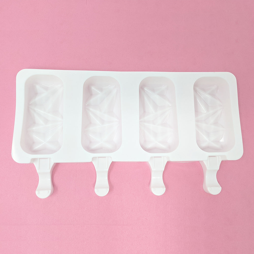 Diamond Popsicle Silicone Mold by 4