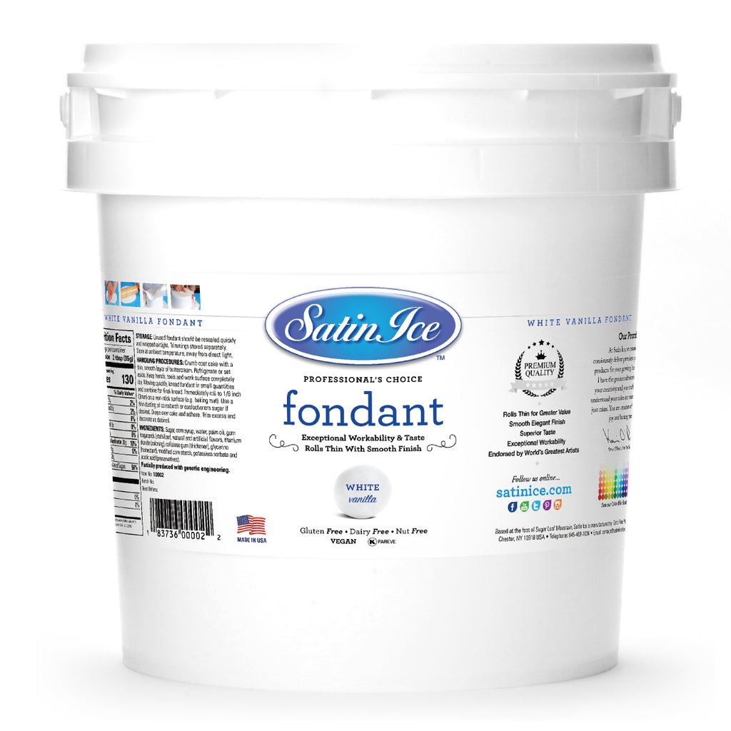 Satin Ice White Pail 20 pound