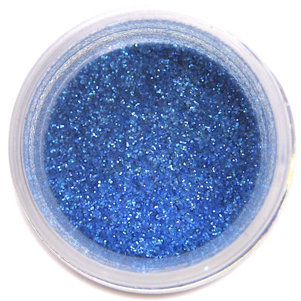 Sunflower Sapphire Blue Glitter
