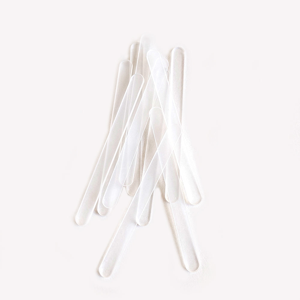 Clear Popsicles Acrylic Sticks (10 pcs)