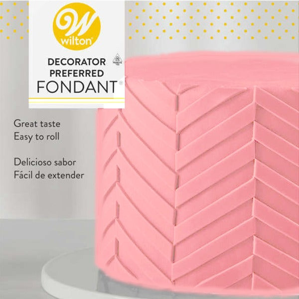 Wilton Pink Fondant 4.4 Oz