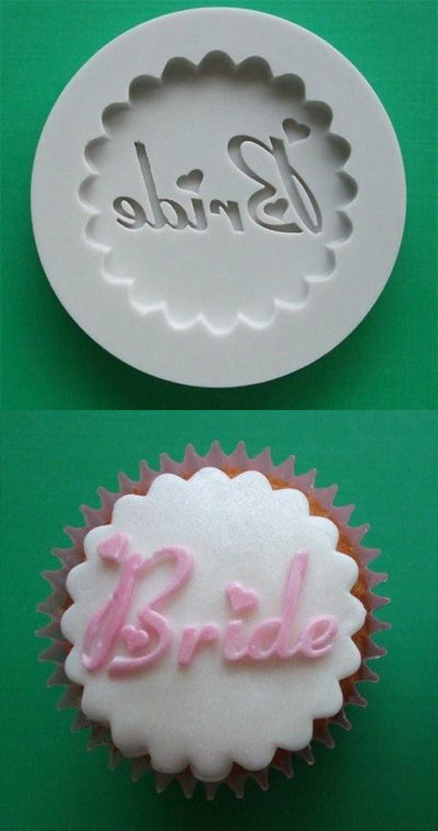 Bride Cupcake Topper Mold