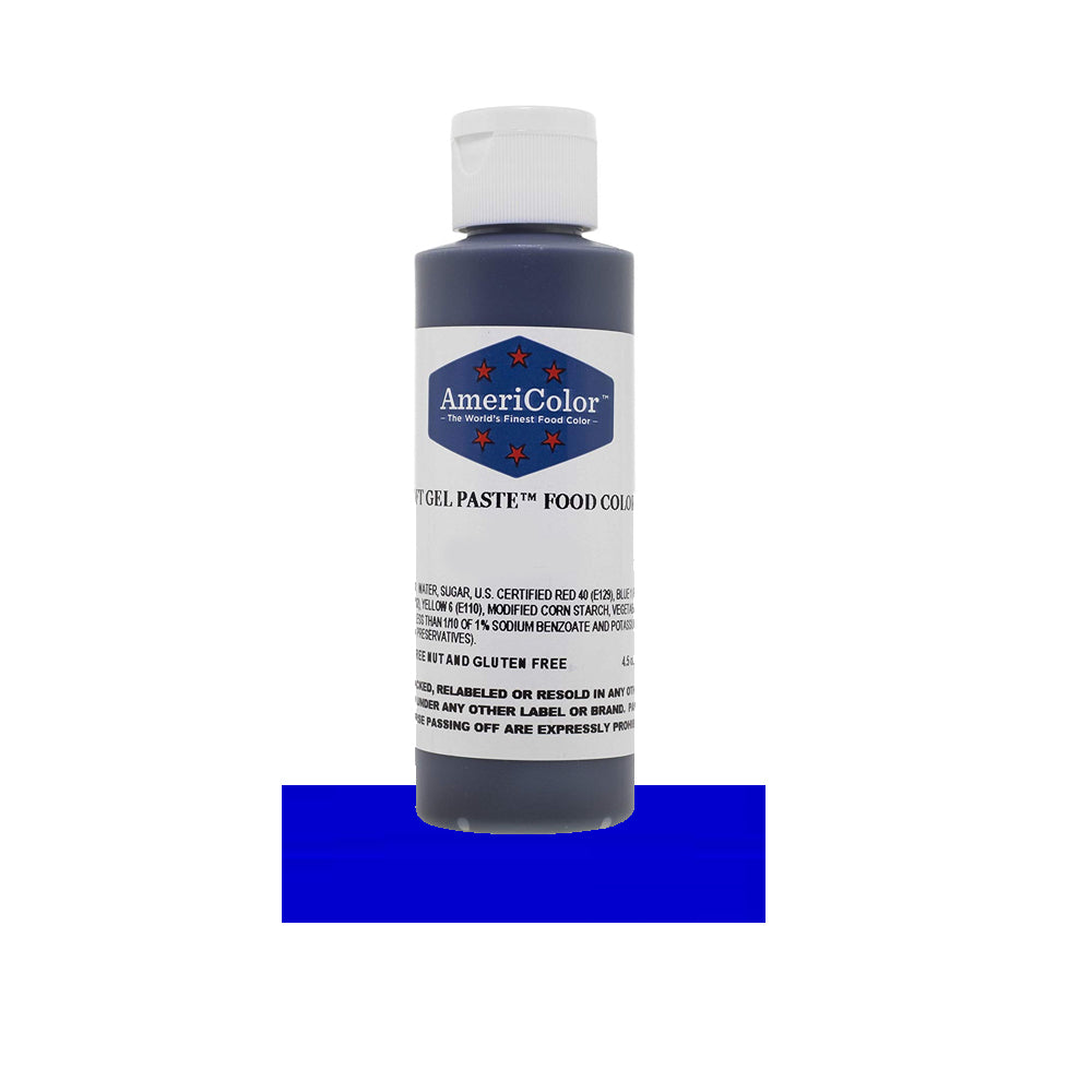 Americolor Royal Blue Soft Gel Paste Food Coloring 4.5 Oz