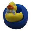 Rubber Duckie: 2 x 1 3/4 x 3/4