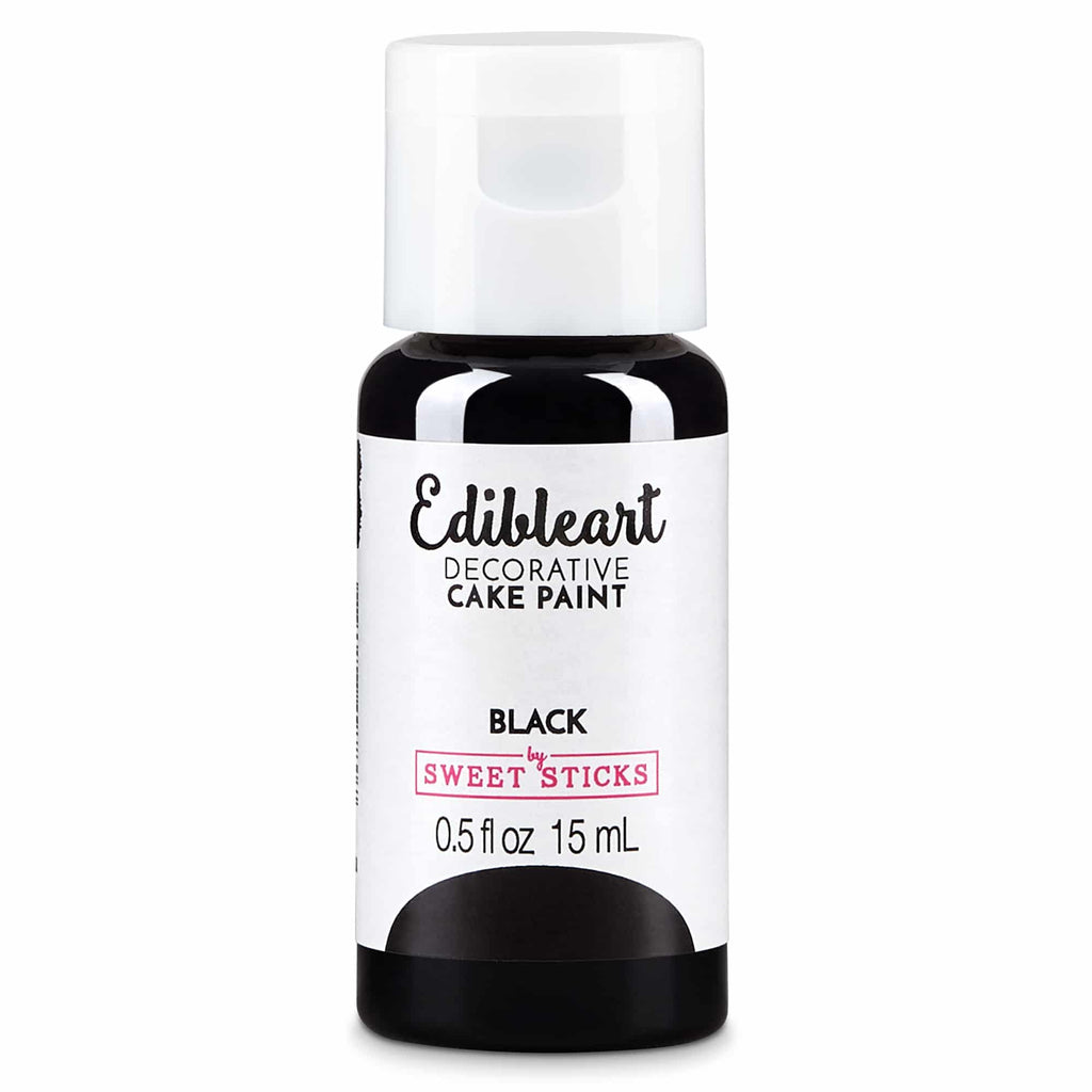 Edibleart Black Decorative Paint 15ml (0.5 fl 0z)