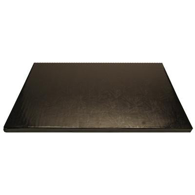 Black Rectangular Cake Drum 12"