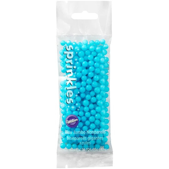 Blue Jumbo Nonpareils Pouch 40g.