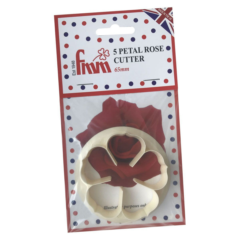 FMM 5 Petal Rose 65mm Cutter