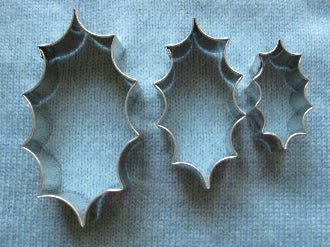 Holly Leaf Cutter Set