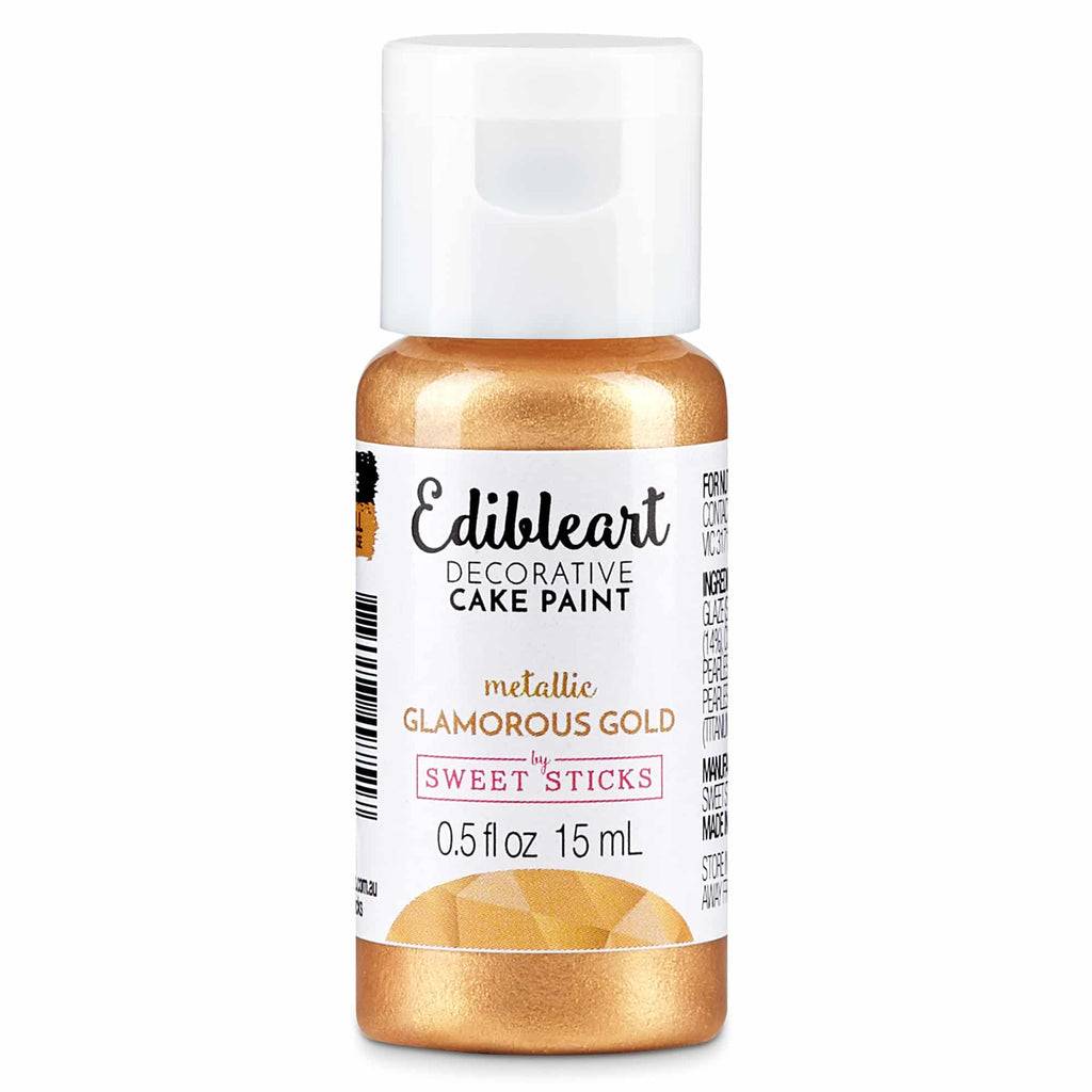 Edibleart Glamorous Gold Decorative Paint 15ml (0.5 fl 0z)