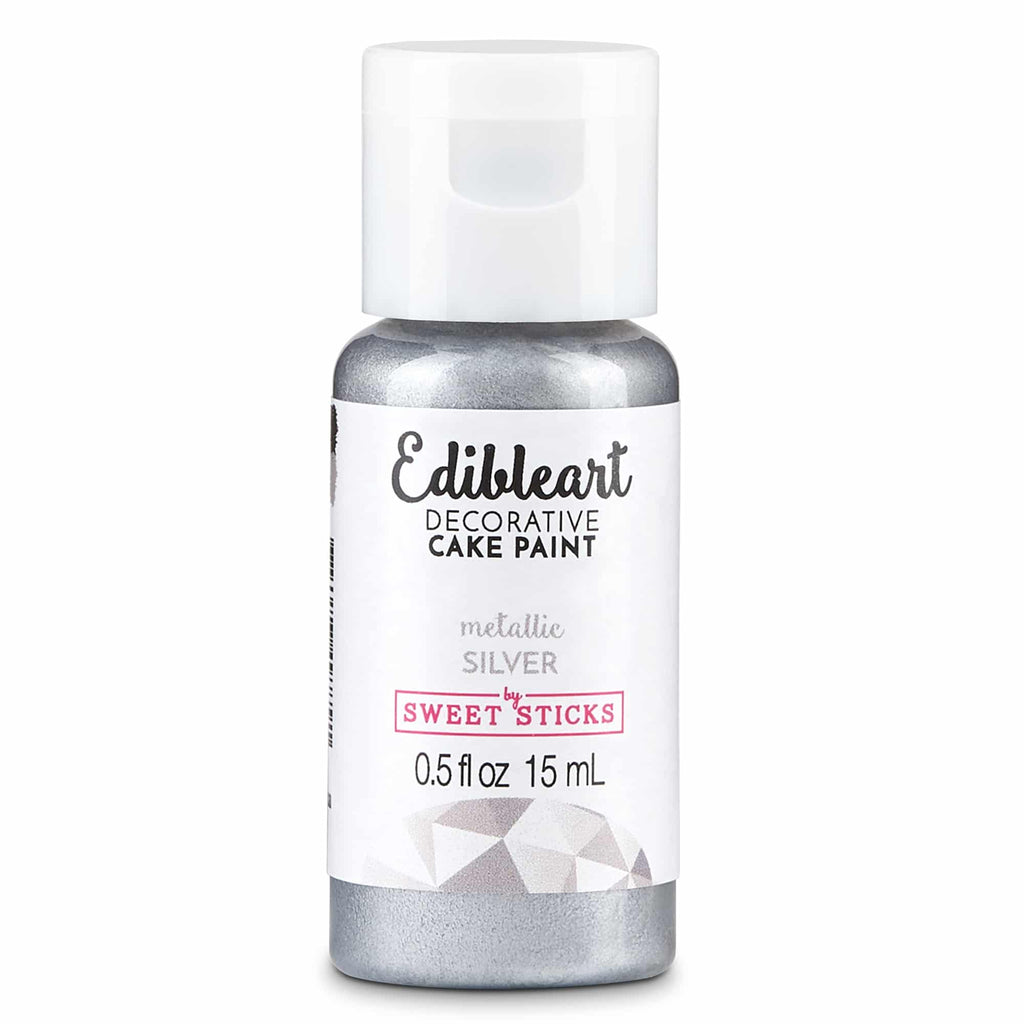 Edibleart Silver Decorative Paint 15ml (0.5 fl 0z)