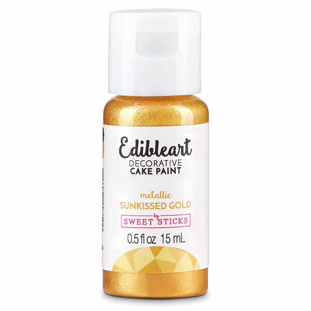 Edibleart Sunkissed Gold Decorative Paint 15ml (0.5 fl 0z)