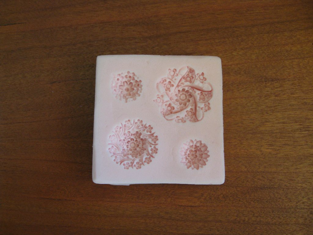 Cute Floral Square I Mold