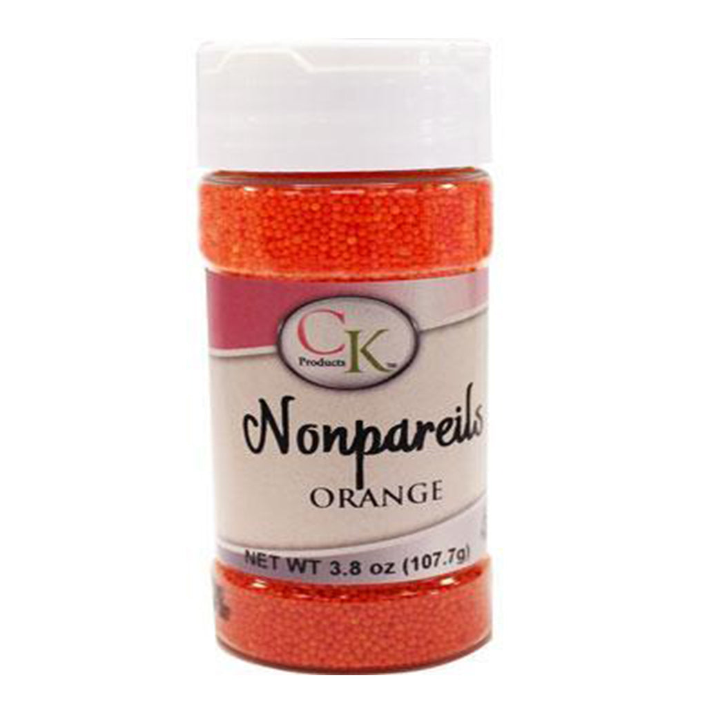 Orange Nonpareils 3.8 Oz