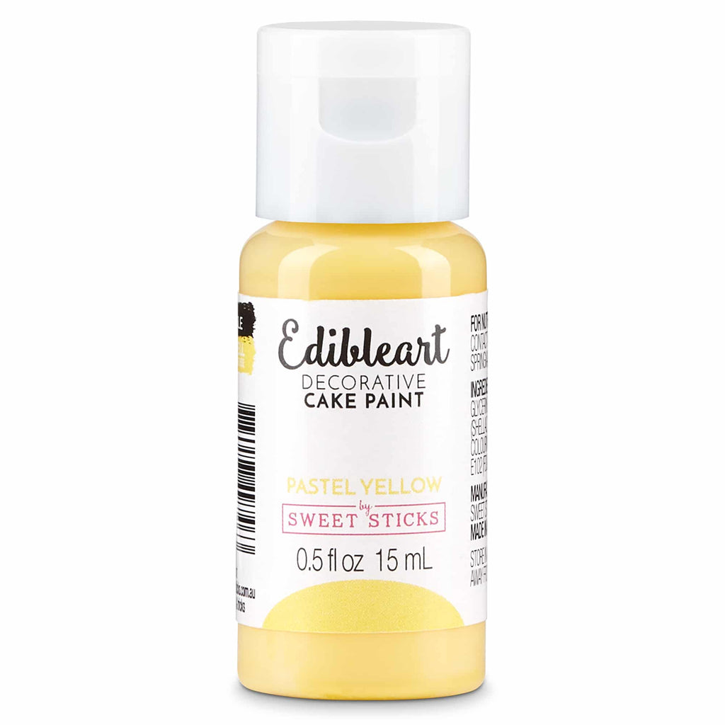 Edibleart Pastel Yellow Decorative Paint 15ml (0.5 fl 0z)