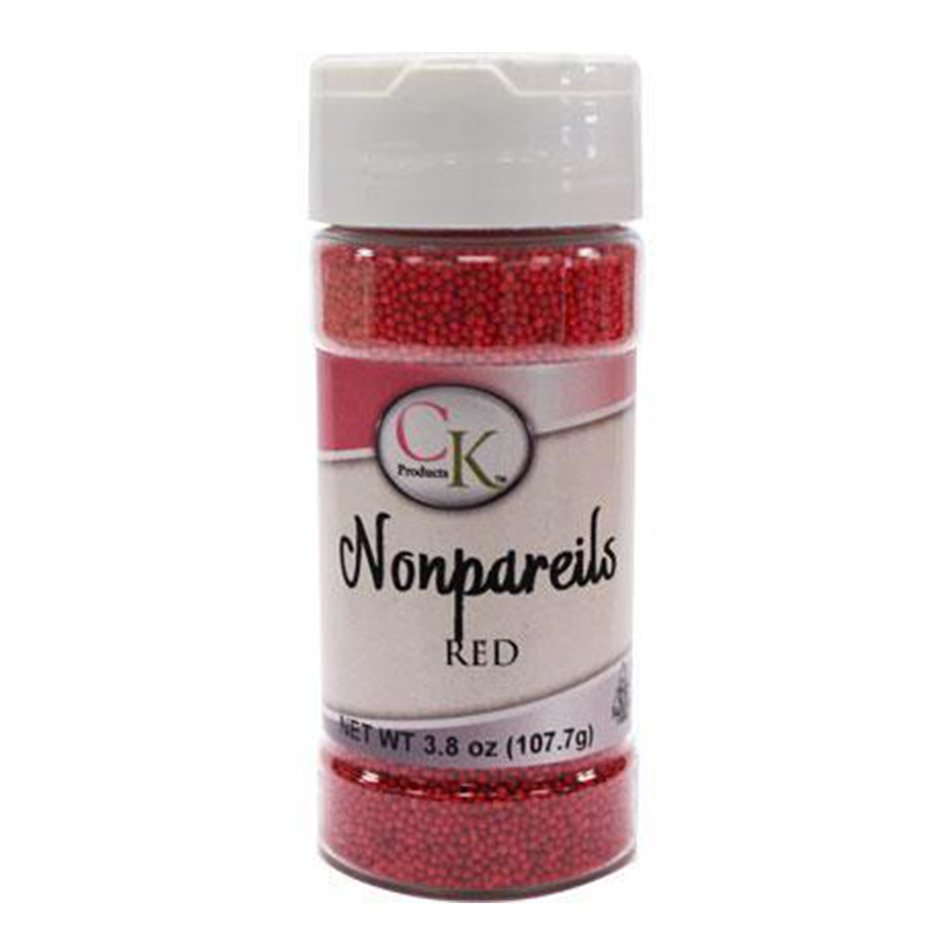 Red Nonpareils 3.8 Oz