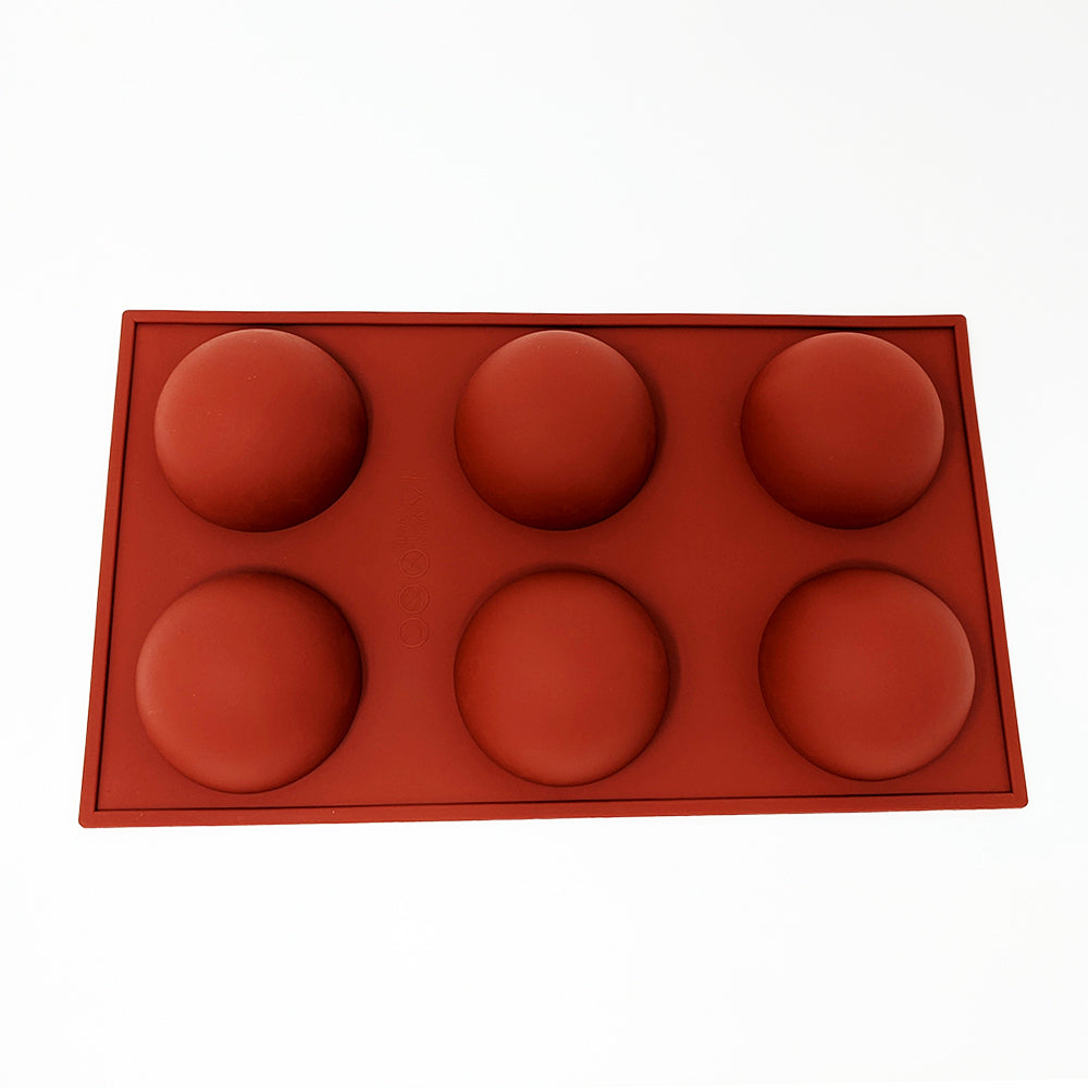 Round Silicone Chocolate Mold by 6